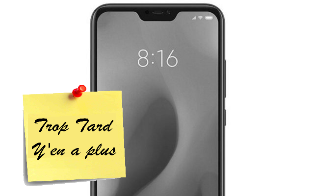 Smartphone Xiaomi MI A2 Lite, Android ONE, 4/64GO noir à (…)