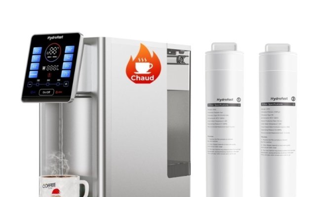 Hydrofast W100 : purificateur d'eau premium à 389 € avec (…) à la une