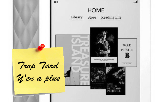 Liseuse Kobo Touch tactile 6 pouces 47€66 livrée