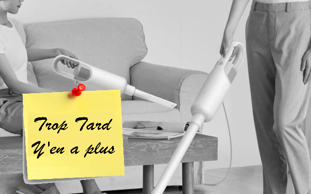 Aspirateur balai filaire Xiaomi MJXCQ01DY à 49€49 Stock (...)