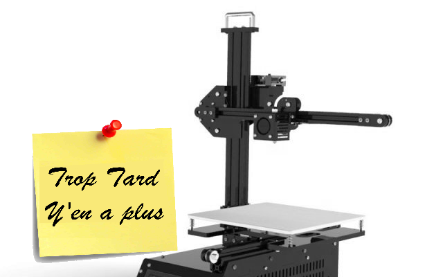 Tronxy X1, l'Imprimante 3D la moins chère du monde (92€ (…)