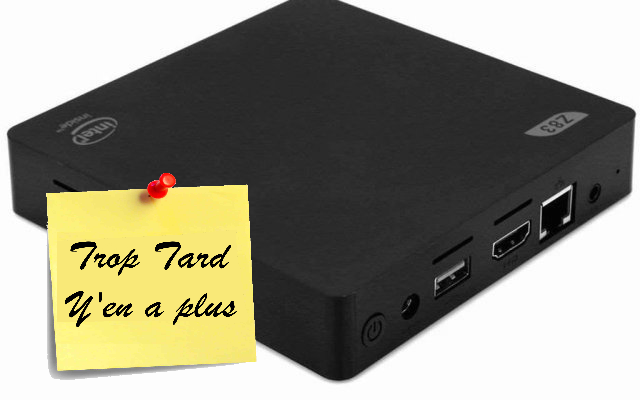 MINI PC Z83 Atom X5 2GO/32GO Windows 10 à 34€18