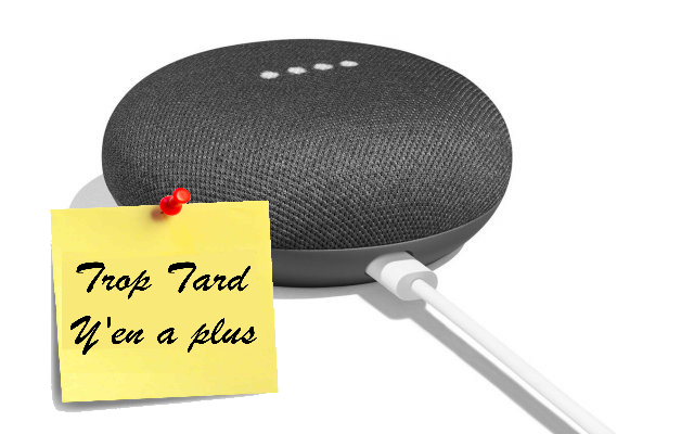 Enceinte connectée Assistant Google Home à 29€99 (voire (…)