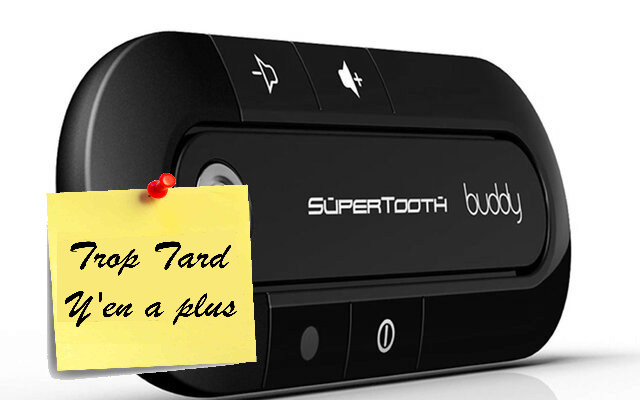 Kit-voiture mains libres Bluetooth SuperTooth Buddy (…)