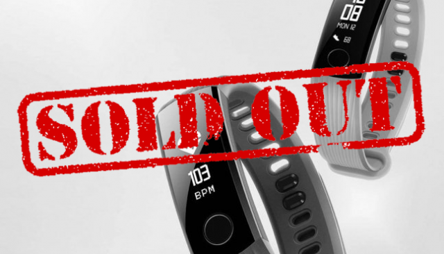 Bracelet HUAWEI Band 3 Smartband noir à 23€65