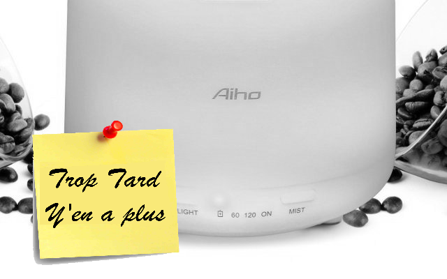 Diffuseur d'huiles essentielles Aiho AD-P2 sur batterie (…)