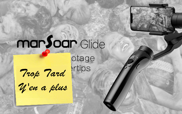 Stabilisateur Smartphone MarSoar Glide 3 axes bluetooth (…)