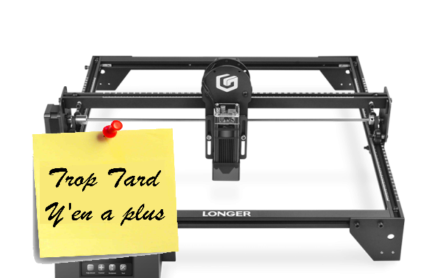 La graveuse Laser LONGER RAY5, 5.5 W mode hors ligne à (…)