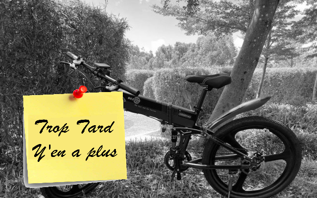 Le VTT electrique Bezior X500 Pro, roues 26 pouces, (...)