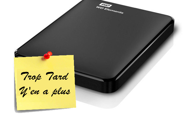 Disque dur portable Western Digital Elements USB 3 ,1TO (…)