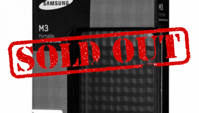 Disque dur externe 2.5" Samsung M3 2To à 85€00 (...)