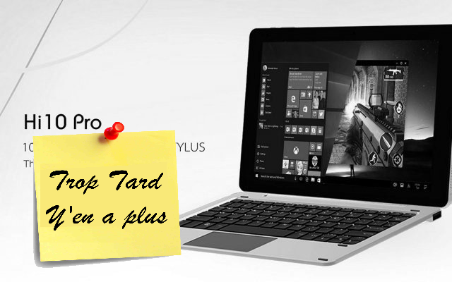 Tablette CHUWI Hi10 Pro 10 pouces, Windows 10/Android (…)