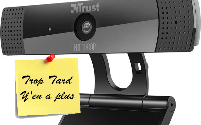 Webcam Full HD 1080p Trust Gaming GXT 1160 à 12,00€