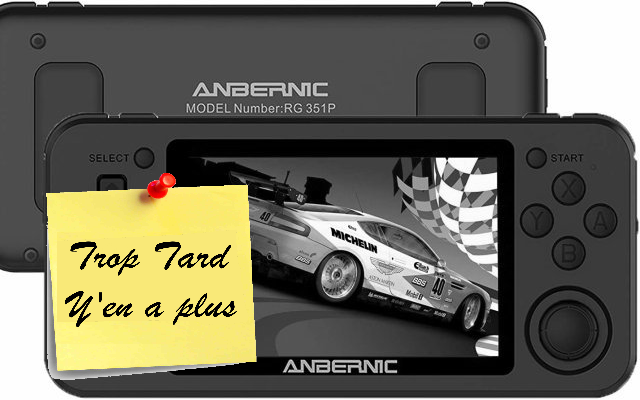 La Console de jeu rétrogaming ANBERNIC RG351P à 73€ (...)