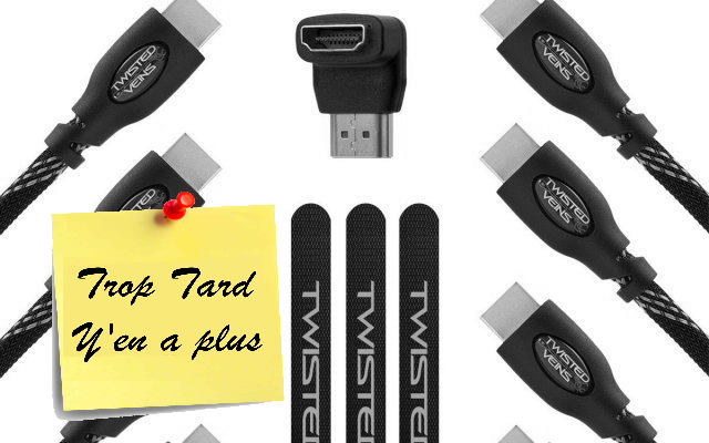 Kit 4 câbles HDMI 1.4 dont 1 de 3 mètres + Adaptateur (…)