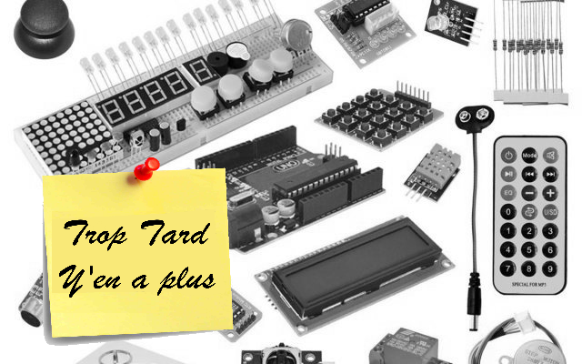 Kit Arduino complet 150 pièces avec RFID, afficheur, (…)