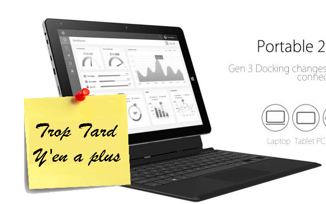 Chuwi Vi10 Plus Remix OS, tablette hybride vente flash à (…)
