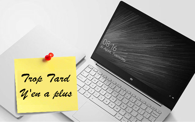 PC portable Xiaomi Mi Book Air 12 pouces , Core m3-7Y30, (…)