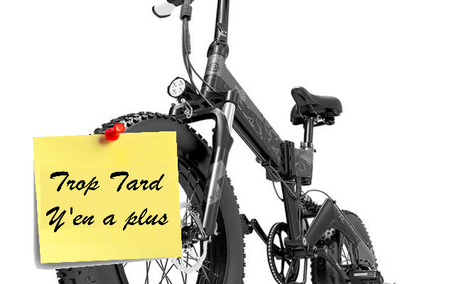 BEZIOR XF200, le FAT BIKE Pliant 1000Wh sportif revient (…)