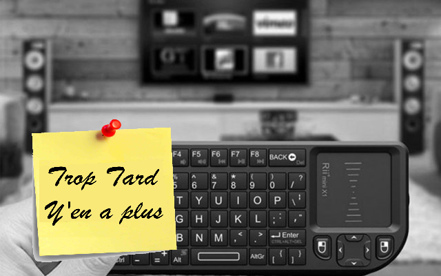 Mini clavier souris Rii Mini X1 AZERTY avec touchpad à 9€93