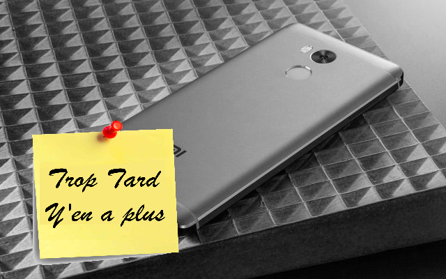 Xiaomi Redmi 4, 5 pouces 8 coeurs et capteur d'empreinte (…)