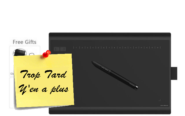 Tablette graphique Huion 1060 plus (Equivalente Wacom (…)