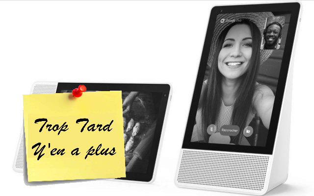 Assistant vocal Lenovo Smart Display 8 SD-8501F à 59€99 (…)