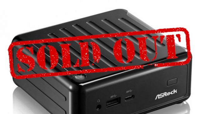 MiniPC NUC ASRock Beebox N3000 Fanless à 79€95