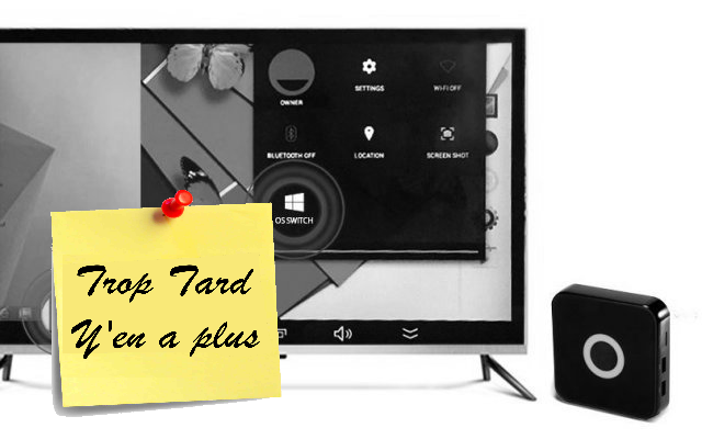 Mini PC Tronsmart Ara IZ37 Windows 10 Android 32GO à 54€ (…)