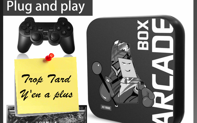 Console de jeux retrogaming 33000 jeux avec manettes (...)
