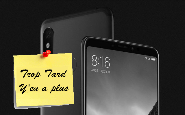 Smartphone géant Xiaomi Mi Max 3 Global, 6,9 pouces à 214€56