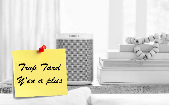 Sonos Play:1, enceinte sans-fil multiroom wifi (Blanche (…)