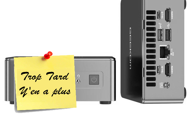 GEEKOM IT13, des miniPC équipés de processeurs dernière (…)