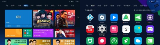 L'écran principal et celui des applications