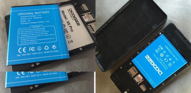 Batterie amovible et double sim