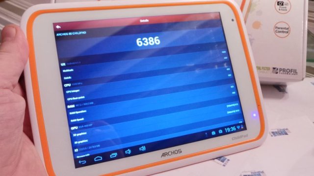 Archos Childpad 80, Score ANTUTU