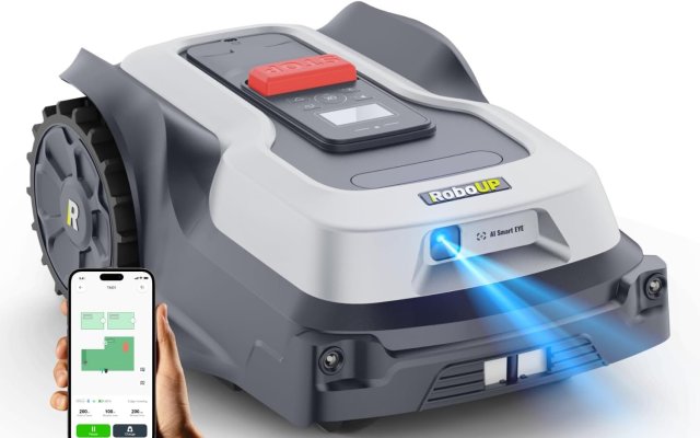 La tondeuse Robot sans Fil RoboUP T600, double caméra IA (...)