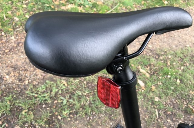 La selle est confortable 