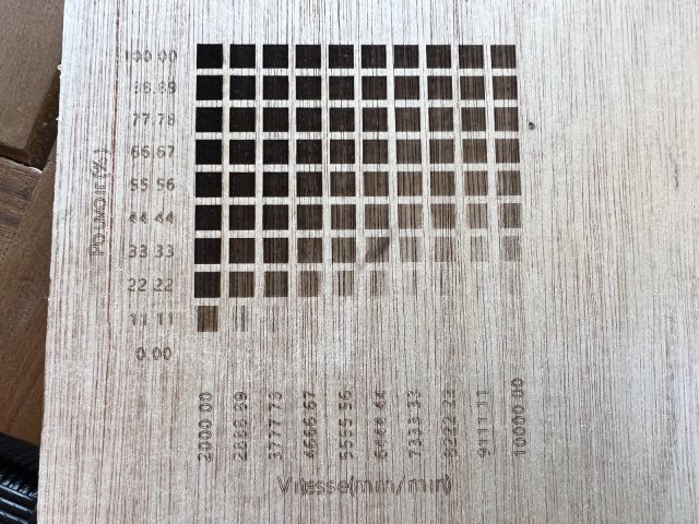 La puissance du laser 5 watts est excellente