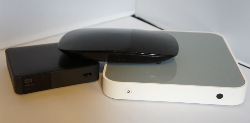 Un WD TV Live Streaming, la Linkbox et la Box Android GV6