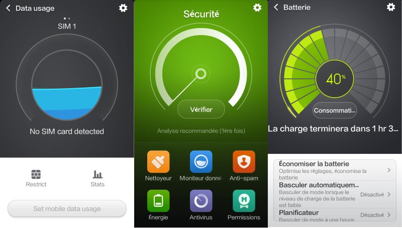 Quelques applications système