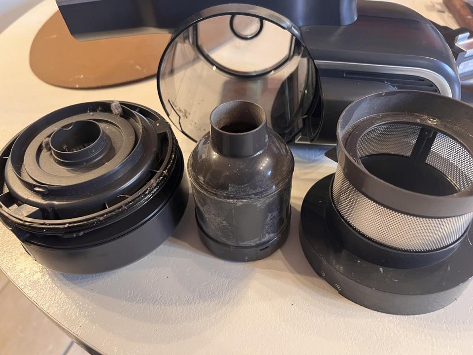 Le collecteur démonté