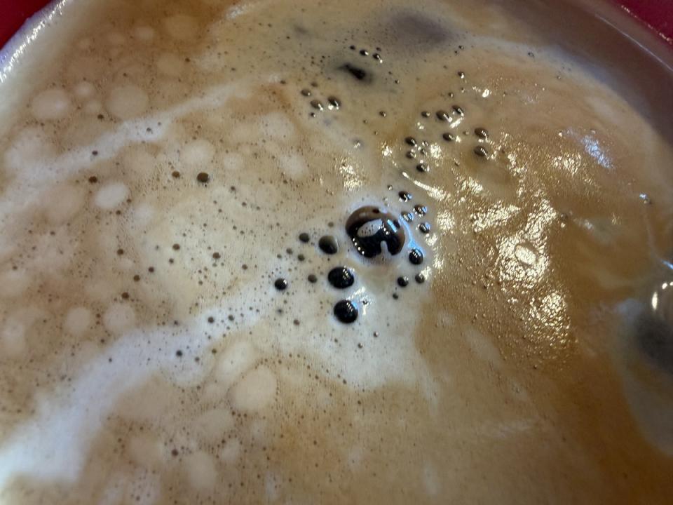 La créme sur le café