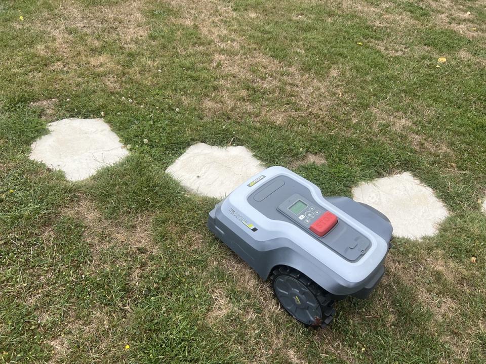 Les dalles sont à passer en « To GO Zone » pour forcer le robot à rouler dessus