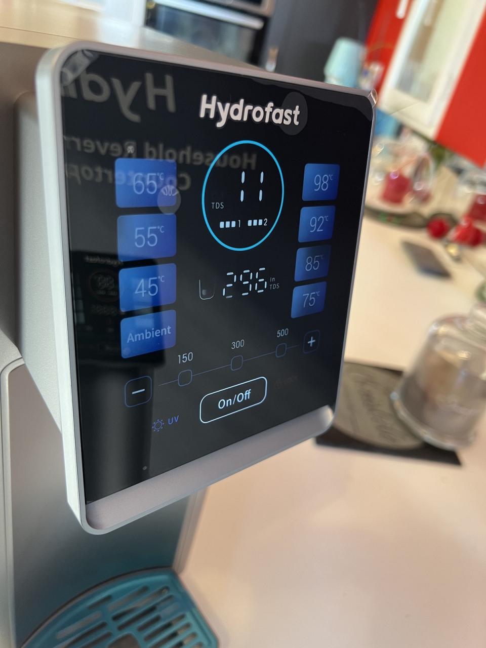 Le panneau de controle tactile avec éclairage LED