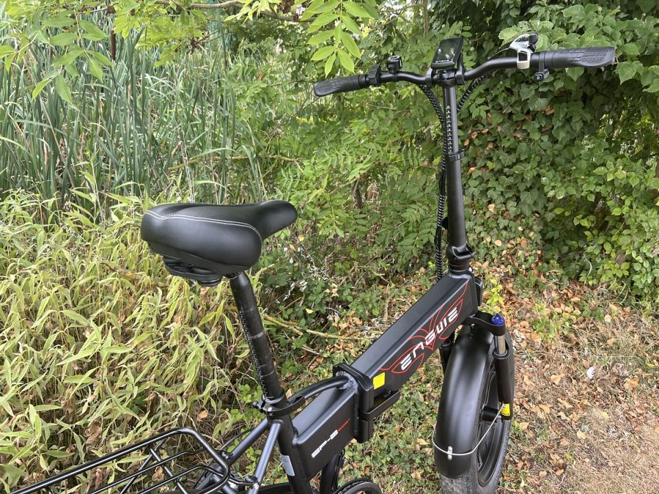 La potence et la selle au maximum en hauteur