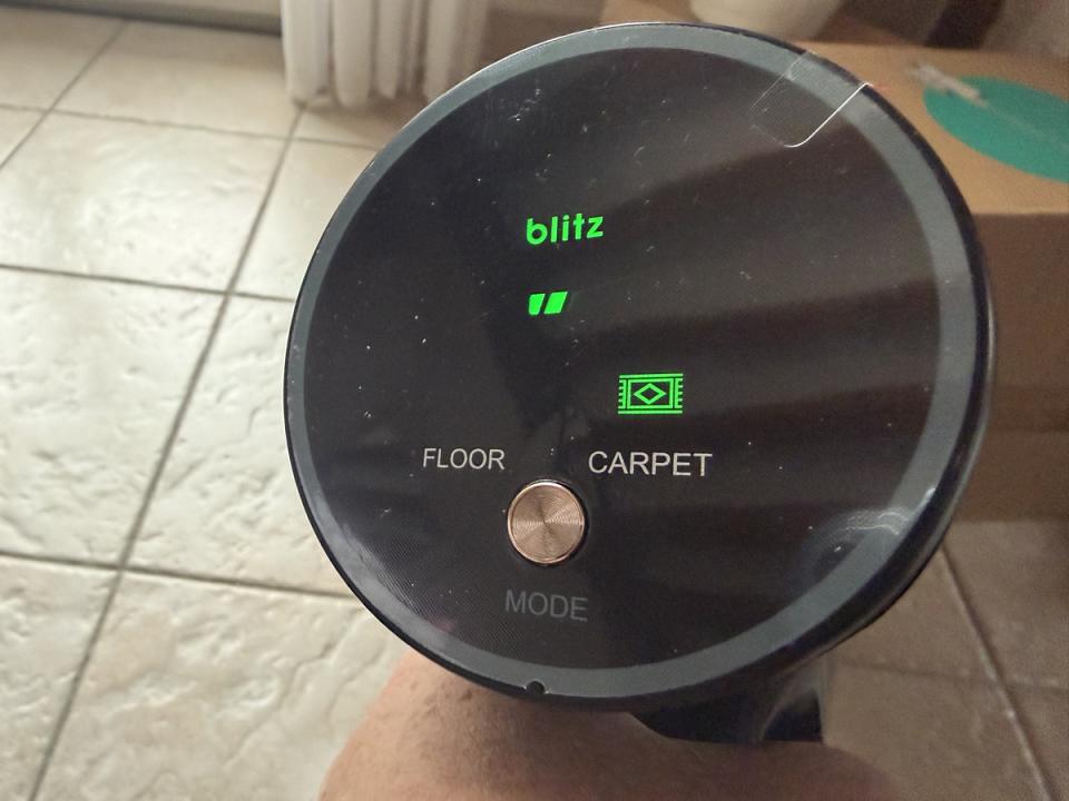 L'écran de contrôle du mode/statut