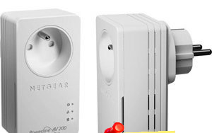 2 CPL 200Mbps Netgear XAVB1601 prise femelle 34€90 livré