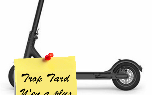 Trottinette électrique XIAOMI M365 noire à 316€75 Stock (...)