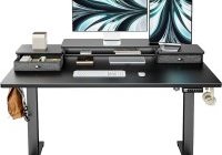 Deal Un bureau électrique assis debout complet avec tiroirs à (...)